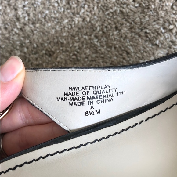 Nine West Black Patent & Cork Wedge Heels - Picture 7 of 8